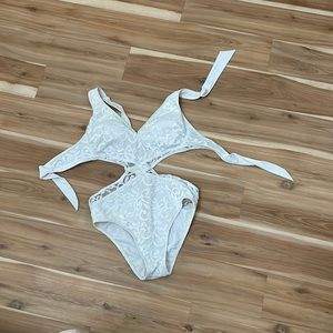 Gottex Sexy One Piece Cut Out Lace Bathing Suit